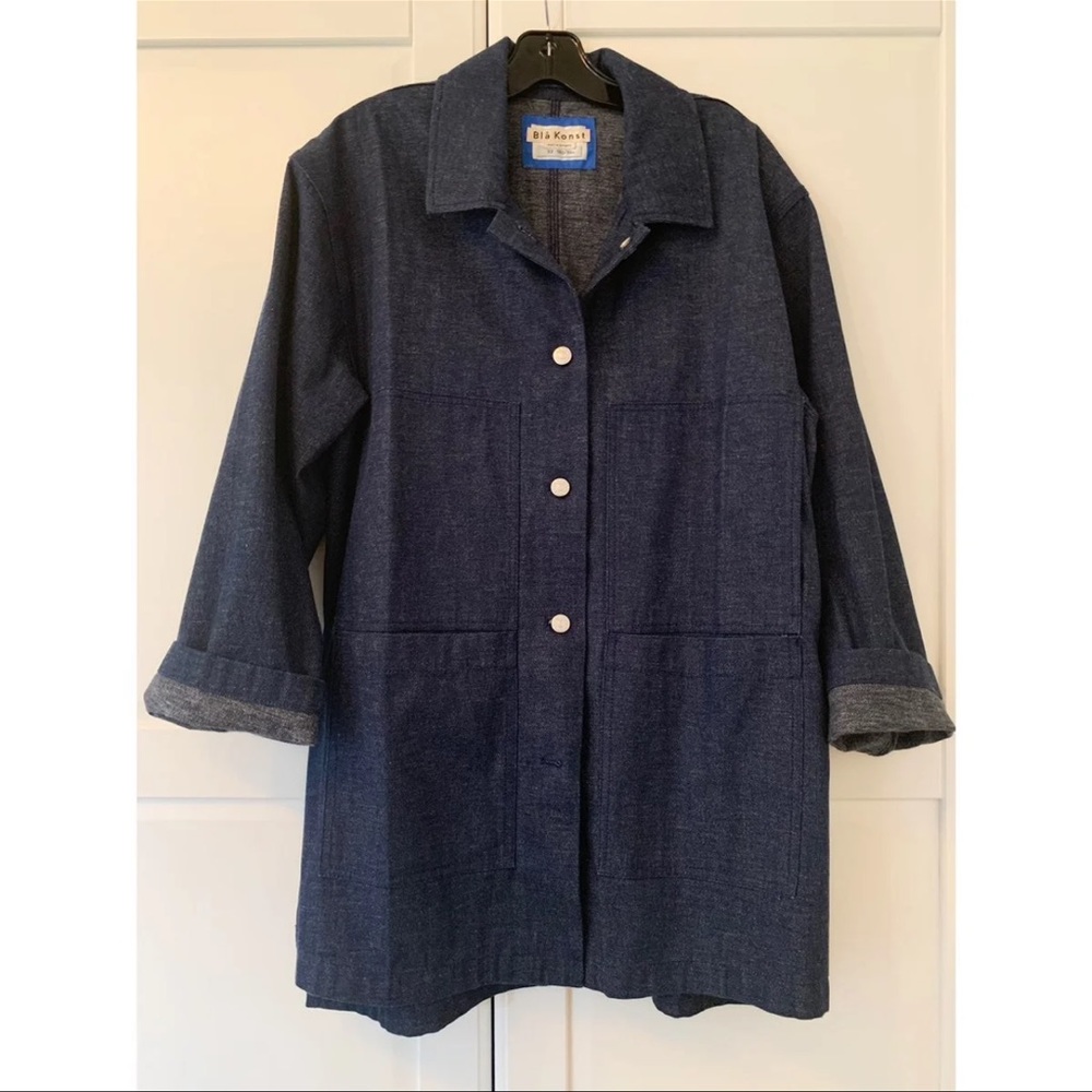 Acne studios bla konst denim coat